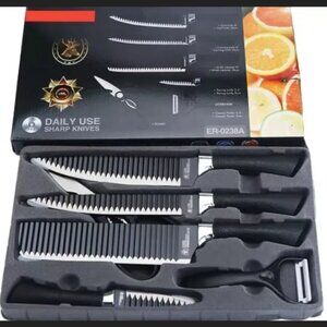 Sharp kitchen knives